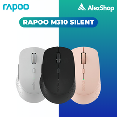 Rapoo M310 Silent Chuột Không Dây - Màu Đen