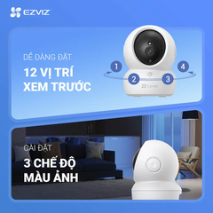 Camera Wifi Ezviz C6N Pro 3MP Xoay 360° – Quan Sát 2K, Đàm Thoại 2 Chiều