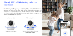 Camera Wifi Ezviz C6N Pro 3MP Xoay 360° – Quan Sát 2K, Đàm Thoại 2 Chiều