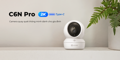 Camera Wifi Ezviz C6N Pro 3MP Xoay 360° – Quan Sát 2K, Đàm Thoại 2 Chiều
