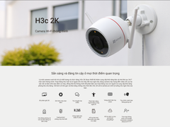 [3M] Camera Wifi EZVIZ H3C 3MP Color Ngoài Trời Cố Định, Có Màu Ban Đêm