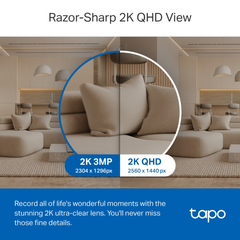 [4M] Camera Wifi Tapo C220 4M TP-Link  Trong Nhà Xoay 360 Độ, Đàm Thoại 2 Chiều