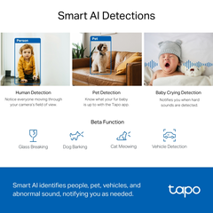 [4M] Camera Wifi Tapo C220 4M TP-Link  Trong Nhà Xoay 360 Độ, Đàm Thoại 2 Chiều