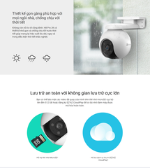 [5M] Camera Wifi EZVIZ H8 PRO Ngoài Trời Xoay 360 Độ, Trang Bị AI Thông Minh