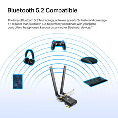 [AX3000] TP-Link Archer TX55E AX3000 BLUETOOTH 5.2 Wifi 6 PCIE
