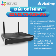 Đầu Ghi Ezivz 8 Kênh CS - X5S -8W
