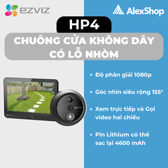 [2M] Chuông Cửa Thông Minh Ezviz HP4_2WPFBS