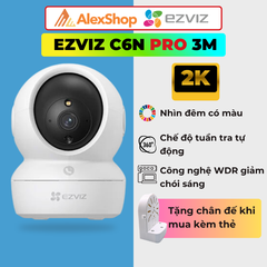 Camera Wifi Ezviz C6N Pro 3MP Xoay 360° – Quan Sát 2K, Đàm Thoại 2 Chiều