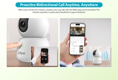 [5MP] Camera Dahua H5B , Có Nút Gọi, Xoay 360 Độ, Tích Hợp AI, Hỗ Trợ Wifi 6, Camera Trong Nhà