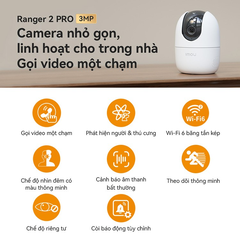 [3M] Camera Imou A32 Pro, Trong Nhà, Màu Ban Đêm IPC-A32P-PRO