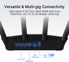 [3600M] BE58U Phát Wifi 7 Asus Thông Minh Chuyên Gaming