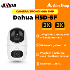 [10M] Camera 2 Mắt Dahua H5D-5F 10M Trong Nhà 2 Mắt