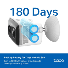 [2M] Camera Wifi Pin Tapo C400 Kit, 5200mAh, Tấm Năng Lượng Trời Đi Kèm, Màu Đêm_TP-Link