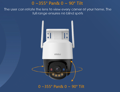 [4K] Camera Wifi Imou Cruiser SC 4K (8M), Ngoài Trời Hỗ Trợ POE, Xoay Đàm Thoại 2 Chiều, Màu Đêm_K7FP-8V0N