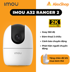 [3M] Camera Wifi Imou A32 Ranger 2 Trong Nhà Xoay 360 Độ, Đàm Thoại 2 Chiều