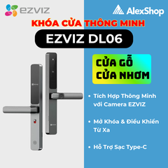 Ezviz CS-DL06| Khóa điển tử thông minh, Thích hợp Cửa Nhôm, Chịu Thời Tiết