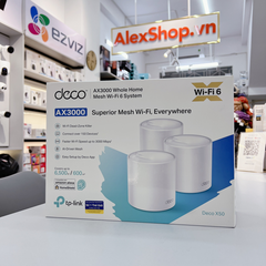 [AX3000-3p] Thiết Bị Phát Wifi 6 Mesh TP-Link Deco X50 Băng Thông AX3000