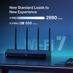 [BE3600] Mercusys MR27BE Phát Wifi 7 Băng Tần Kép
