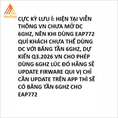 [BE9300] TP-Link Omada EAP772 | Access Point Wifi 7 Gắn Trần 3 Băng Tần BE9300, Cổng 2.5G