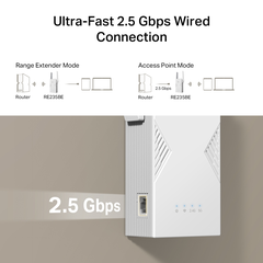 [AX3000] TP-Link RE235BE Wifi 7, Mở Rộng Sóng Có Easy Mesh Băng Thông Cao 3600M