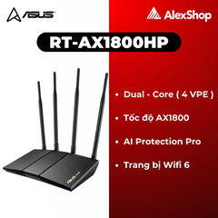 [AX1800] Thiết Bị Phát Wifi 6 Asus AX1800HP Anten Tần Suất Cao, Băng Thông AX1800