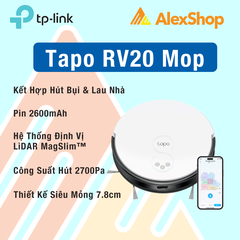 Robo Hút Bụi Tapo RV20 Mop TP-Link