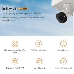 [5M] Camera Wifi Imou F52FP Cố Định Ngoài Trời, Góc Rộng, Có Màu Ban Đêm