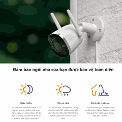 [3M] Camera Wifi Imou F32FP Cố Định Ngoài Trời, Góc Rộng, Có Màu Ban Đêm