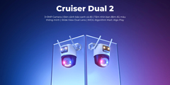 [6M] Camera Wifi IMOU S7XEP Phân Giải 6MP Cruiser Dual 2 Ngoài Trời 2 Mắt, Trang Bị AI Thông Minh, Đèn Chớp Xanh Đỏ