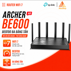 [BE9700] Acher BE600 Phát Wi-Fi 7 Gaming Ba Băng Tần, 1 Cổng 10G