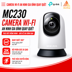 [5M] Camera Mercusys MC230, Camera Trong Nhà Xoay, Đàm Thoại 2 Chiều