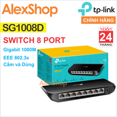 Bộ Chia Mạng TP-Link SG1008D Switch 8 Cổng Gigabit