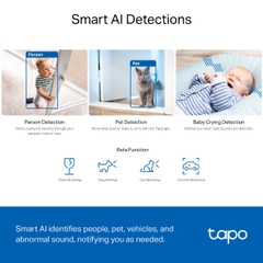 [5M] Camera Wifi Tapo C230 5M Trong Nhà, Xoay Độ, AI Thông Minh, TP-Link