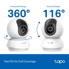 [4K] TAPO C250 Camera Wifi 4K, AI Thông Minh Trong Nhà Xoay 360 Độ_TP-Link
