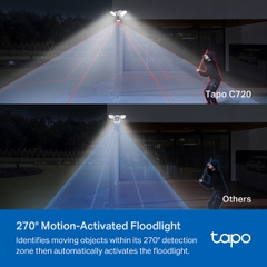[4M] Camera Wifi Tapo C720, Ngoài Trời Thông Minh AI - Có Đèn Flash TP-Link