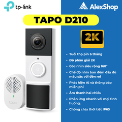 [3M] Tapo D210 Camera chuông cửa TP-Link