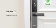 Khóa Cửa Vân Tay Thông Minh EZVIZ DL05 , Bảo mật 2 lớp Chính hãng