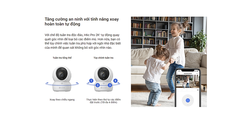 [3M] Camera Ezviz trong nhà H6C Pro 3M - 2K, Xoay 360 Độ, Màu Ban Đêm