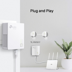 Bộ chuyển đổi internet qua đường dây điện TP-Link TL-PA7017 KIT  1000Mp