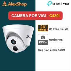 [3M] VIGI C430I (4mm) | Camera Trong Nhà POE TP-Link, Hồng Ngoại Ban Đêm, Phân Giải 3M