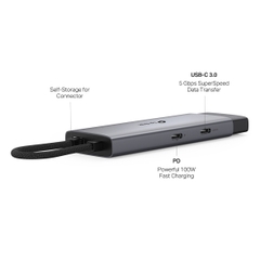 [5 in 1] TP-Link UH5020C Hub Type-C, Sạc Nhanh 100W, HDMI 4k 60Hz