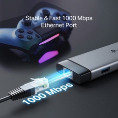 [9 in 1] TP-Link UH9120C Hub Type-C, Sạc Nhanh 100W, HDMI 4k 60Hz