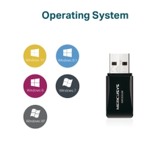 [300M] Thiết Bị Thu WiFi Mercusys MW300UM Băng Thông 300M, USB Wifi Nhỏ Gọn
