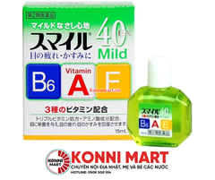 Thuốc nhỏ mắt Smile 40EX Mild 15mL mát nhẹ