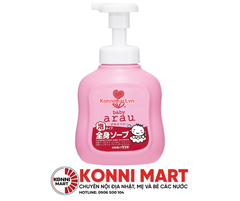 Sữa tắm gội Arau bọt vòi 450ml, bé từ 0+
