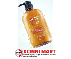 Bộ gội xả mỡ ngựa Horse Oil 600ml của Nhật Bản