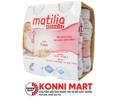 Sữa bầu Matilia 200ml 4h/vỉ (4 vị Socola, Dâu, Vani, bánh qui)