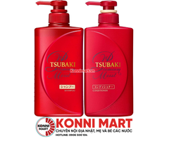 Bộ gội xả  Tsubaki Premium Moist cấp ẩm, dưỡng tóc bóng mượt