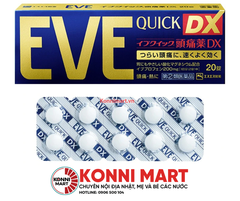Viên uống giảm đau hạ sốt Eve Quick DX hộp 40 viên