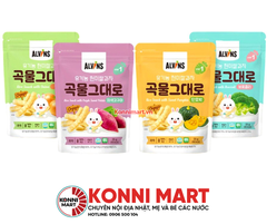 Bánh gạo lứt ăn dặm hữu cơ Alvins Hàn Quốc